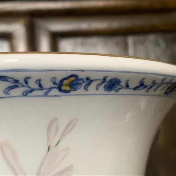 Academie de Porcelaine Bouquet Collection Hand Painted 8” Vase Cachepot - Picture 3 of 16